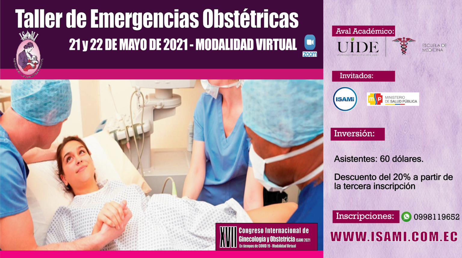 Taller de Emergencias Obstétricas ISAMI